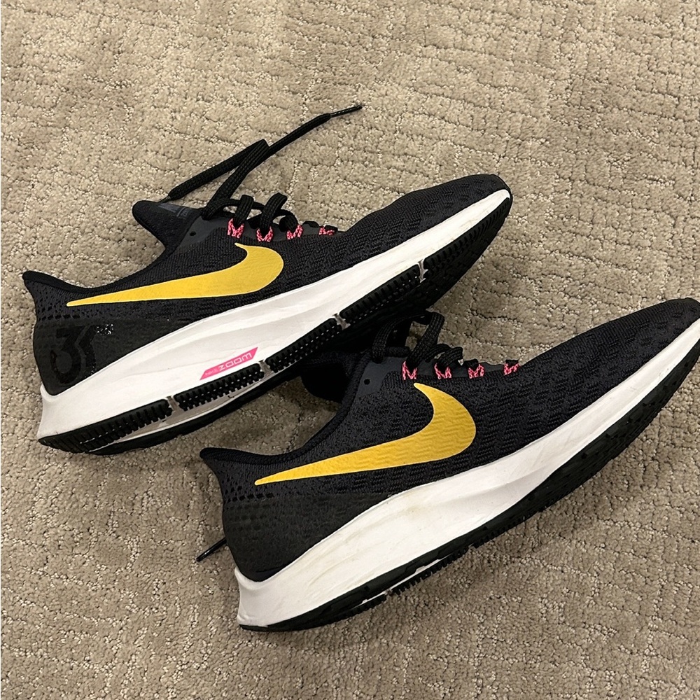Nike Women's Flex Experience Running Shoes Yellow Black Pink